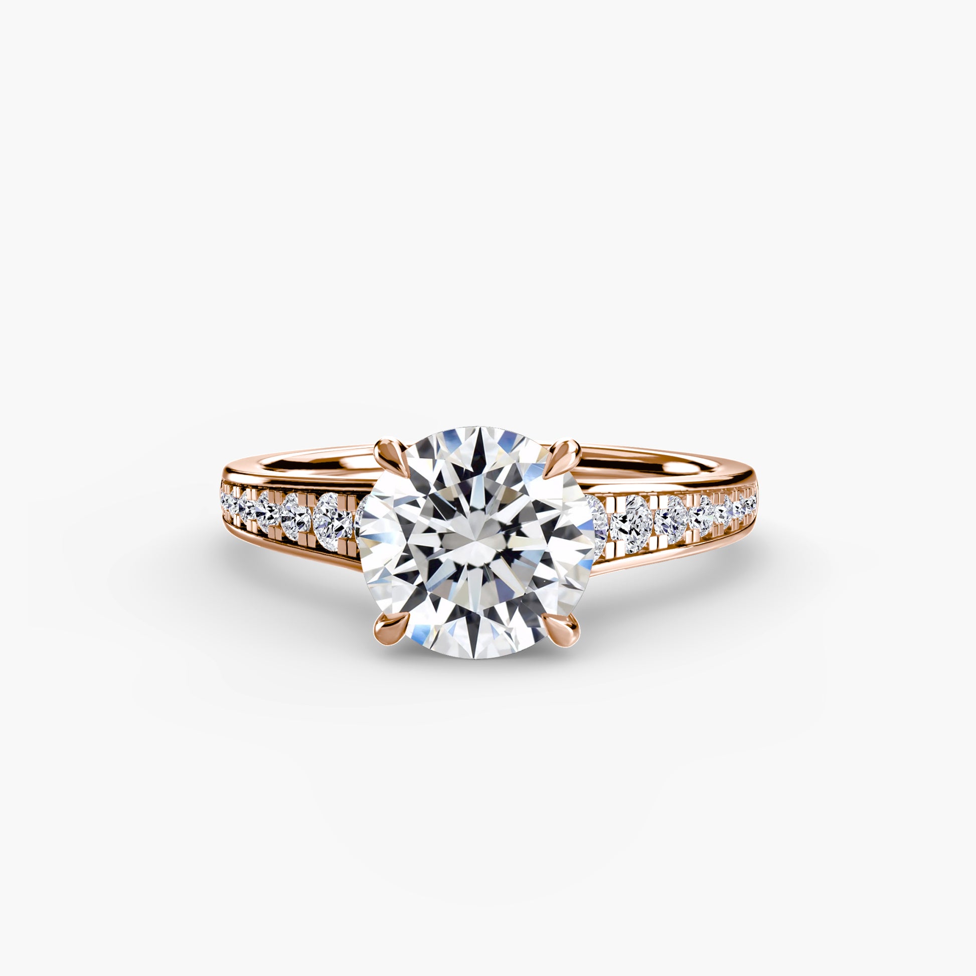 natural round diamond 0.23ct other band detail
