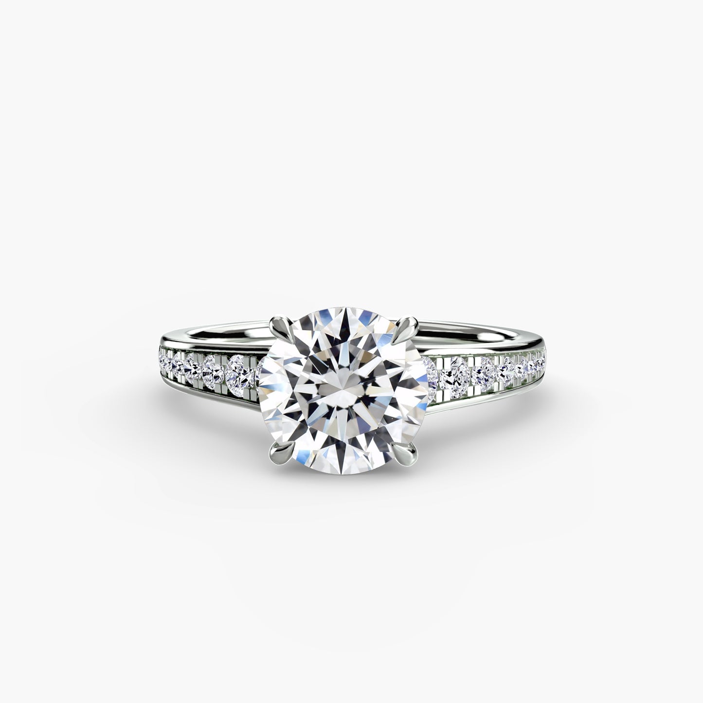 natural round diamond 0.23ct other top view