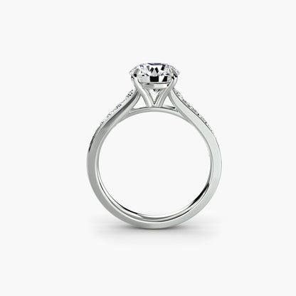 natural round diamond 0.23ct other side angle
