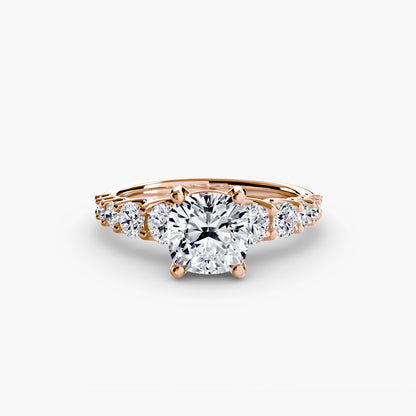 natural round diamond 1.38ct ring lifestyle photo