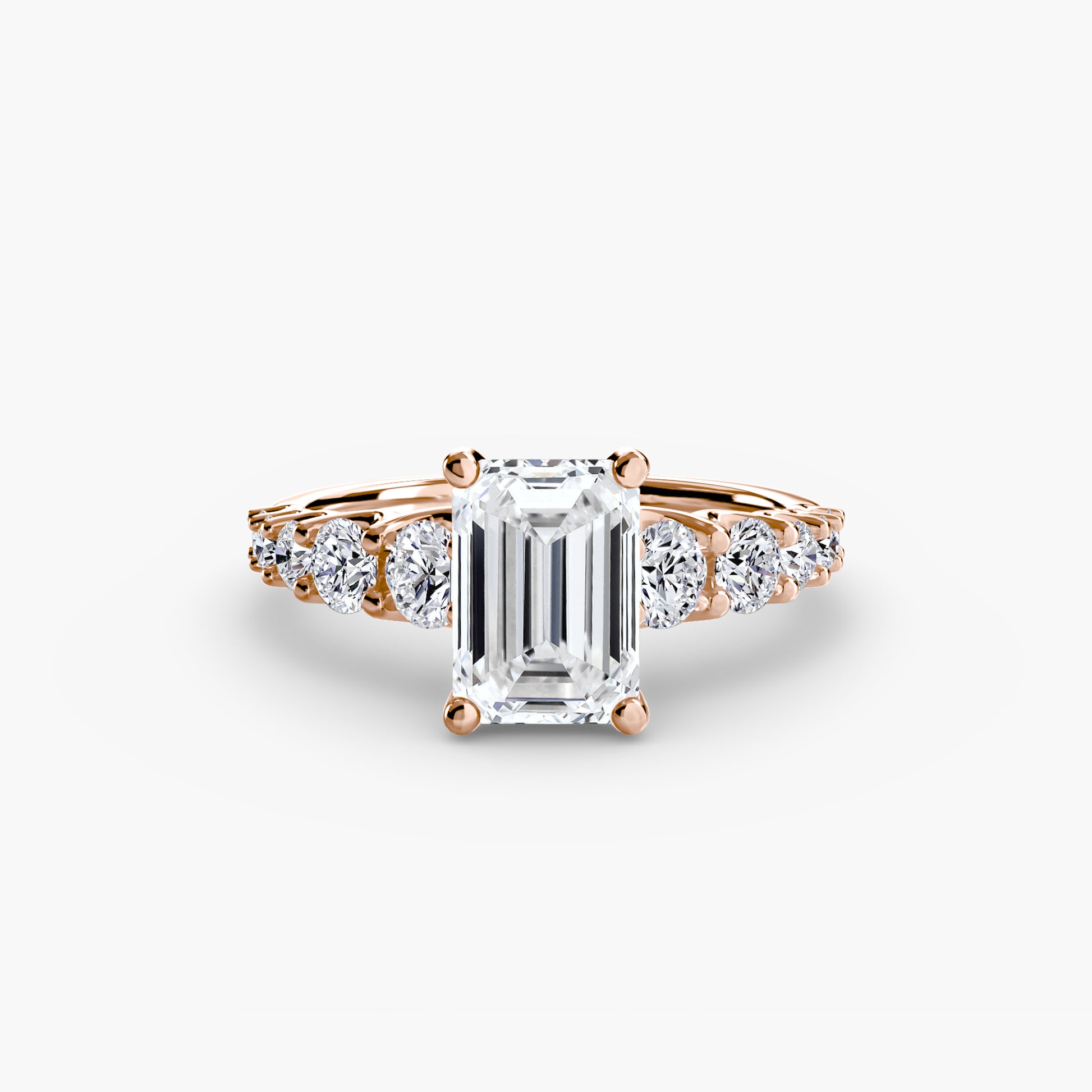 natural round diamond 1.38ct ring close up detail