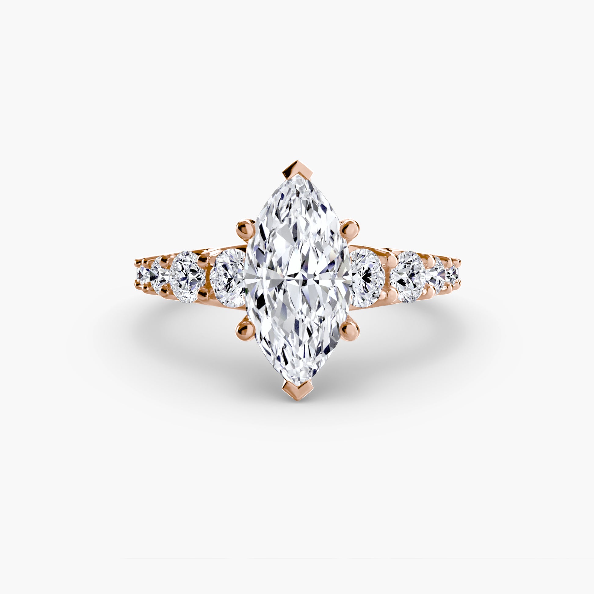 natural round diamond 1.38ct ring close up detail