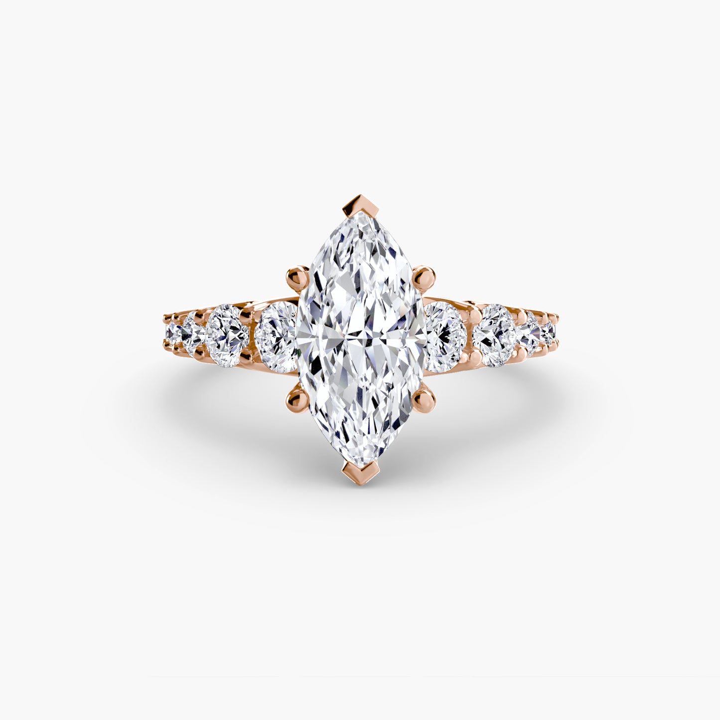 natural round diamond 1.38ct ring with diamond accents