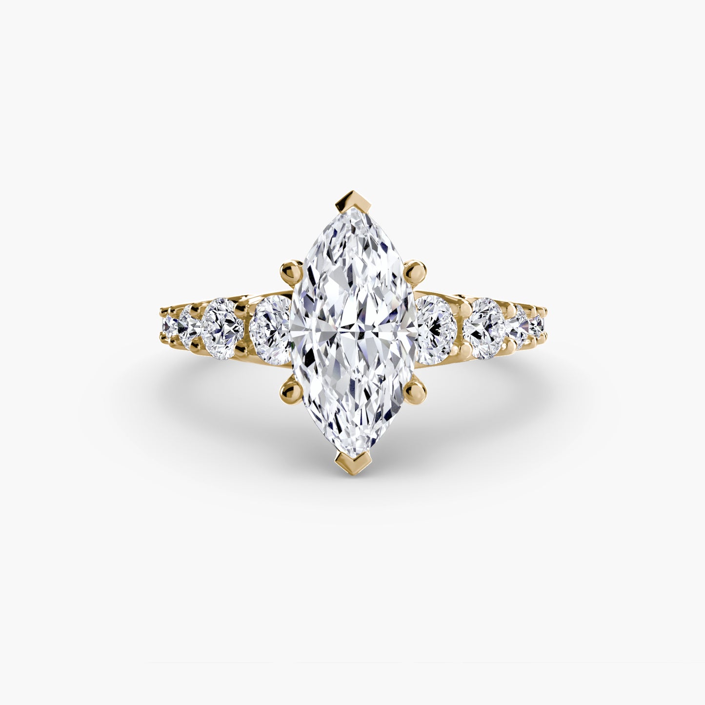 natural round diamond 1.38ct ring with diamond accents