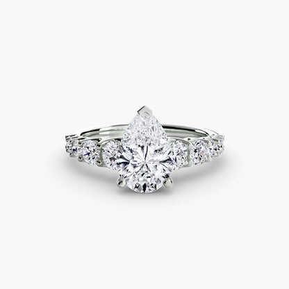 natural round diamond 1.38ct ring lifestyle photo
