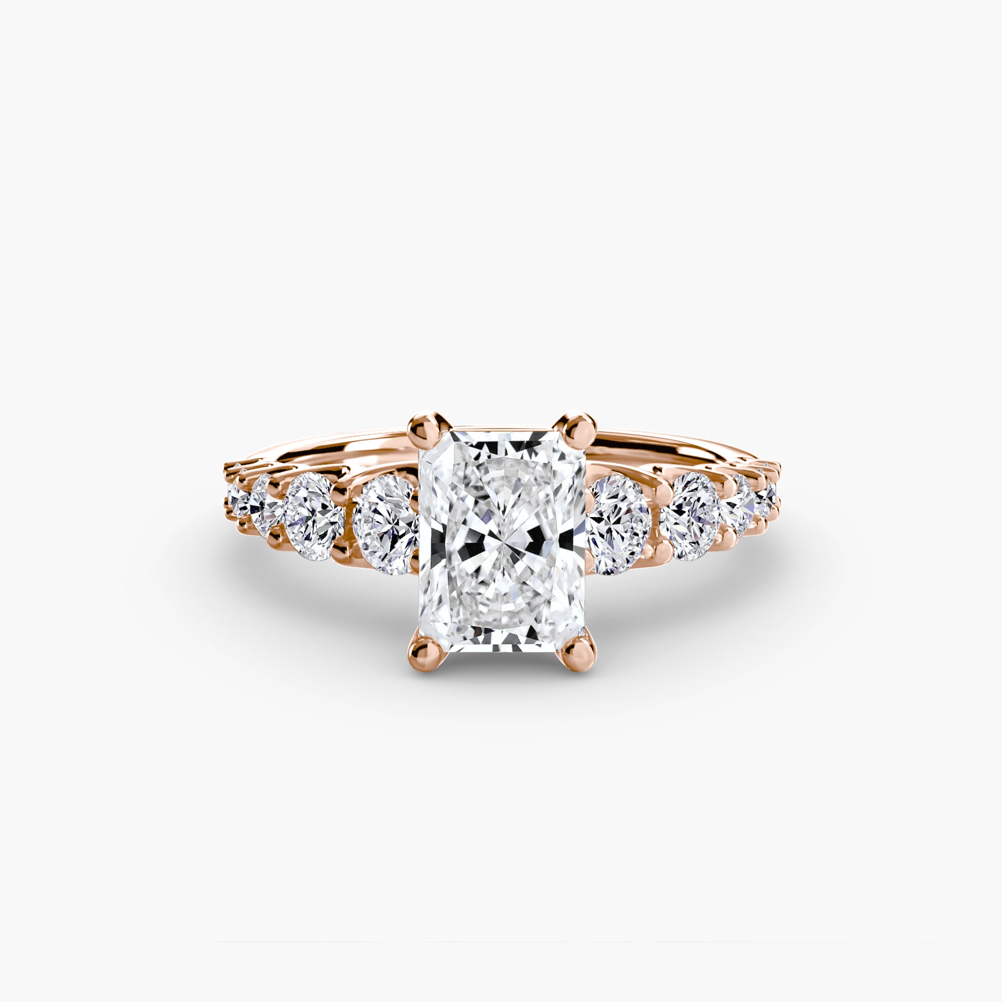natural round diamond 1.38ct ring close up detail