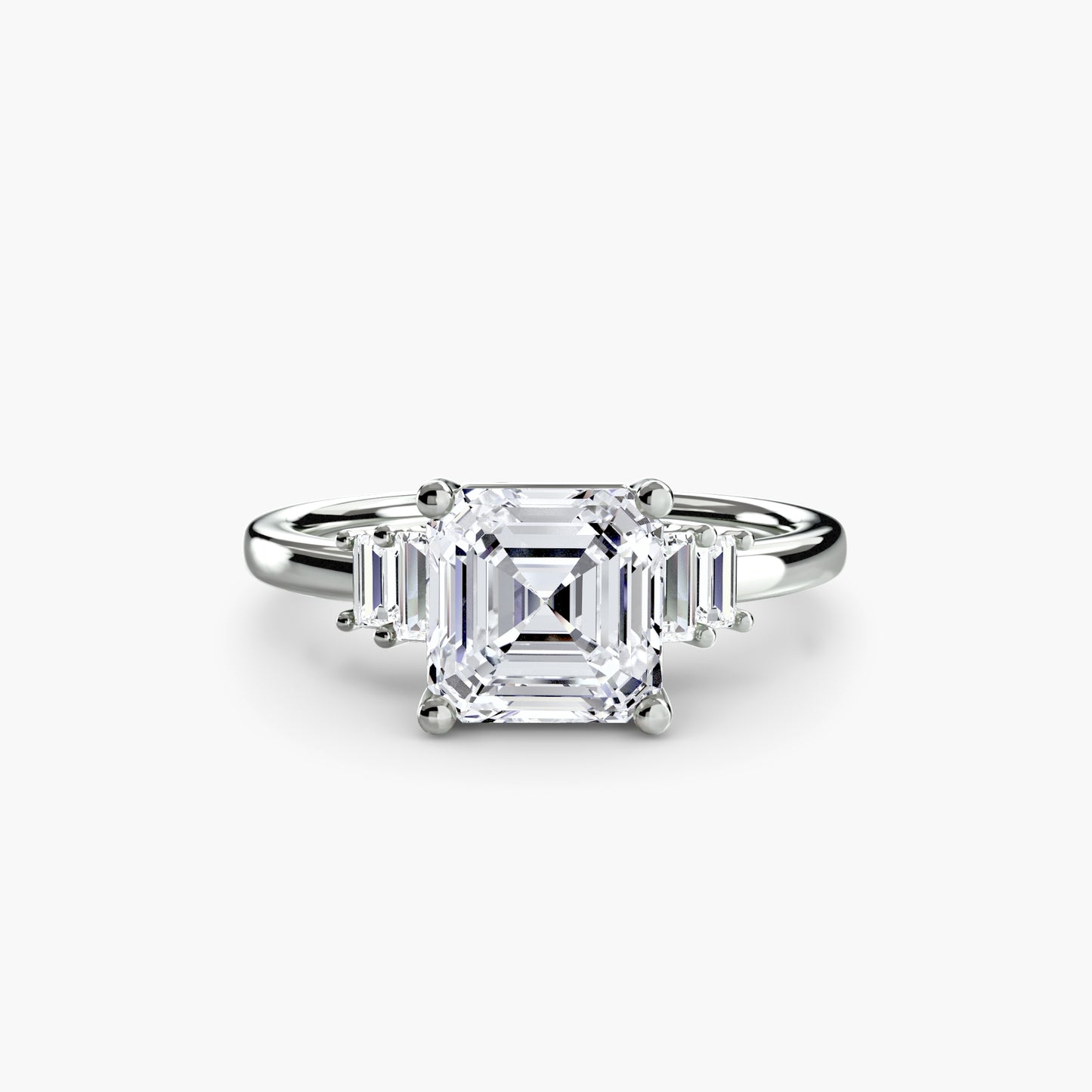 natural round diamond 0.17ct ring packaging