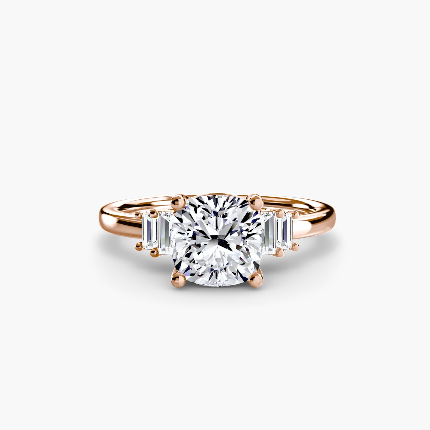 natural round diamond 0.17ct ring packaging
