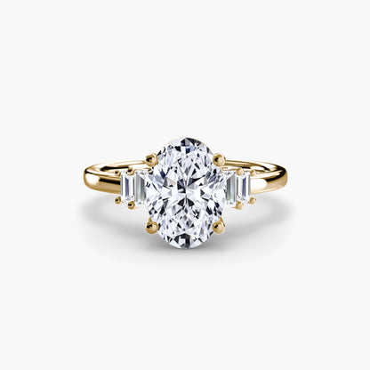 natural round diamond 0.17ct ring close up detail