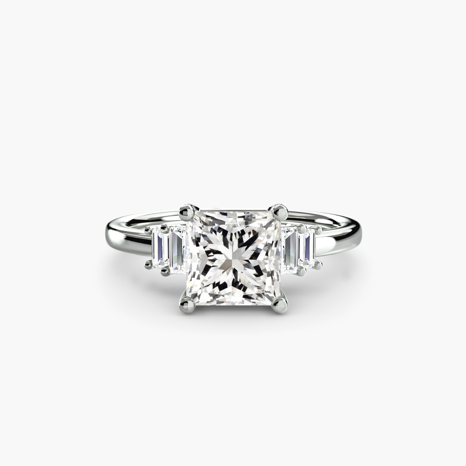 natural round diamond 0.17ct ring close up detail