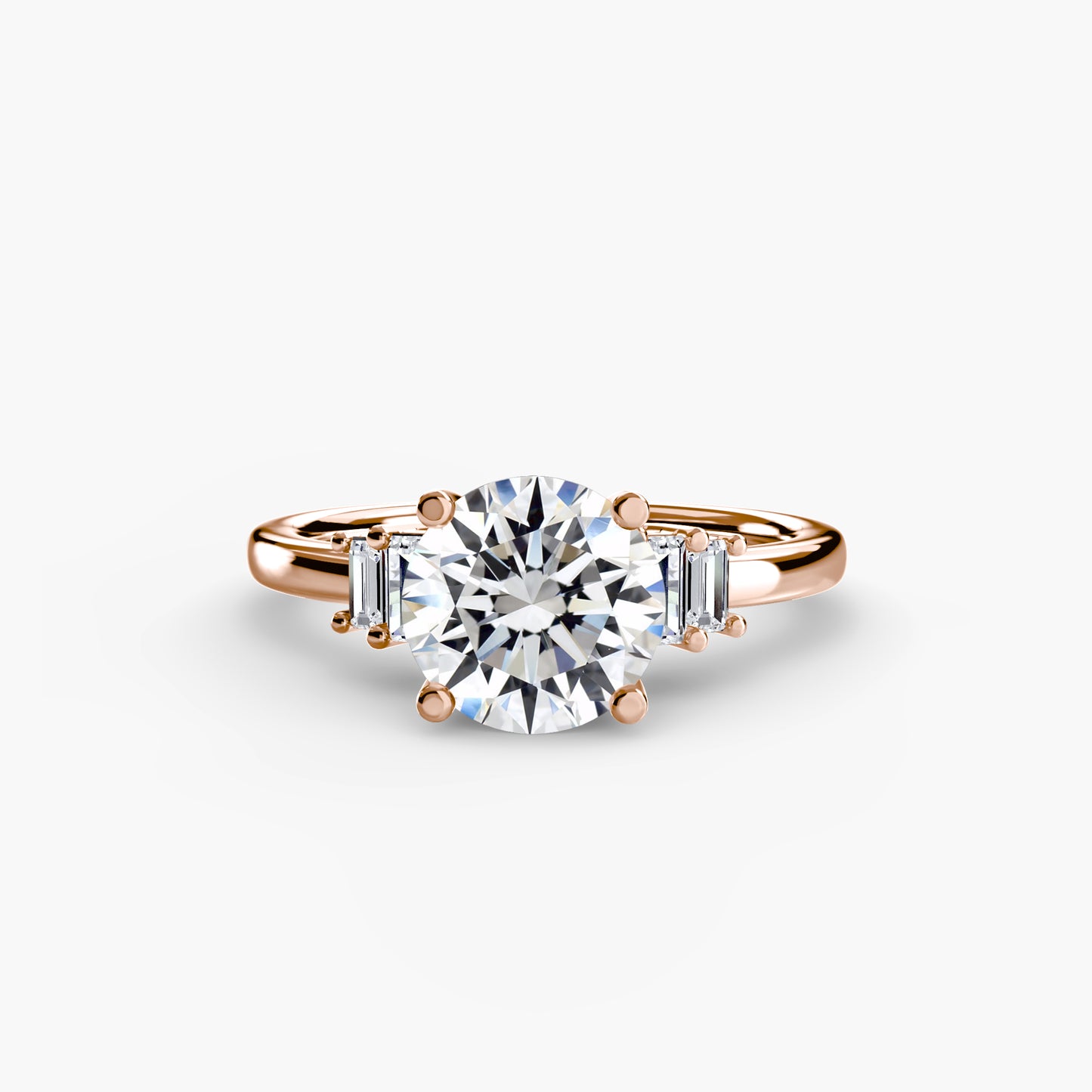 natural round diamond 0.17ct ring lifestyle photo