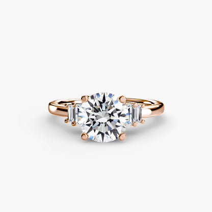 natural round diamond 0.17ct ring lifestyle photo