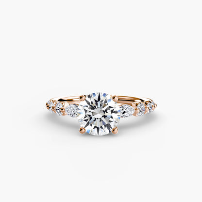 natural round diamond 0.29ct ring lifestyle photo