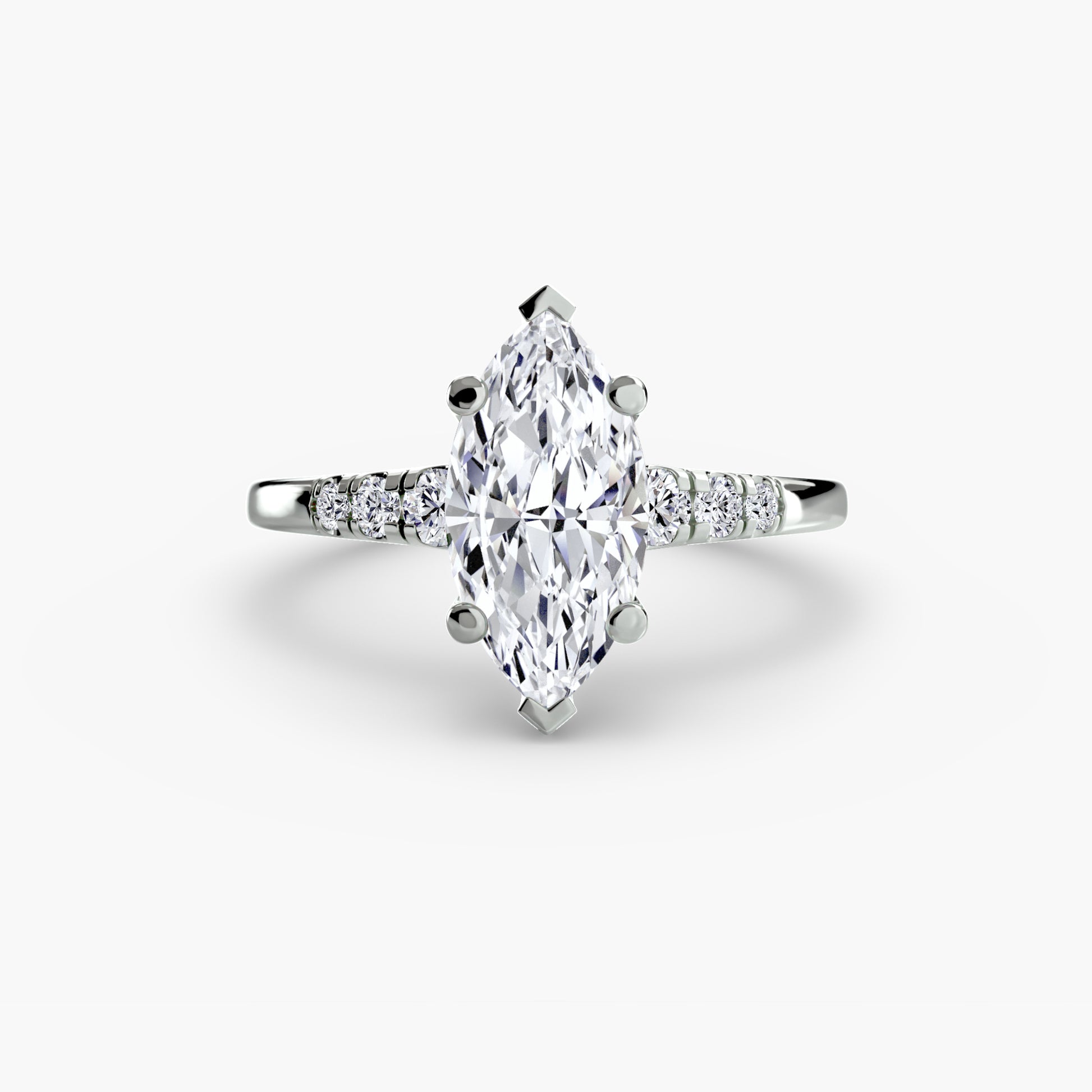 natural round diamond 0.14ct other back view