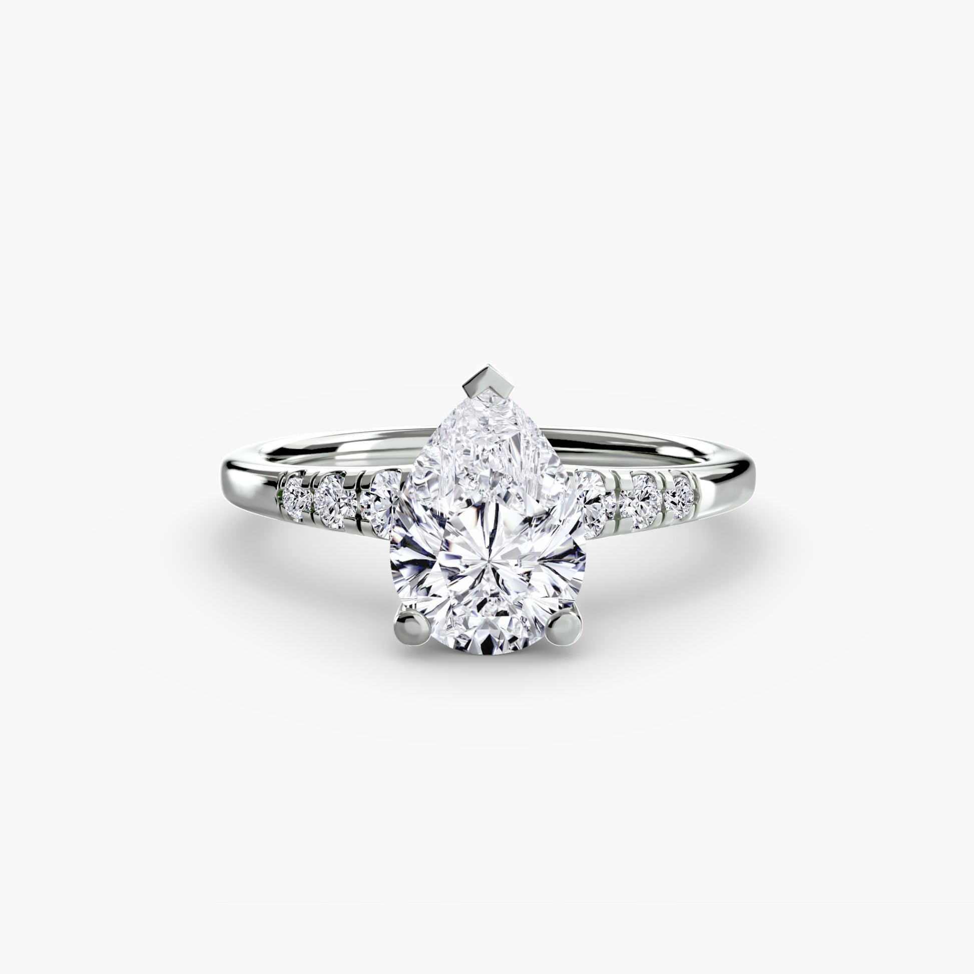 natural round diamond 0.14ct other on white background