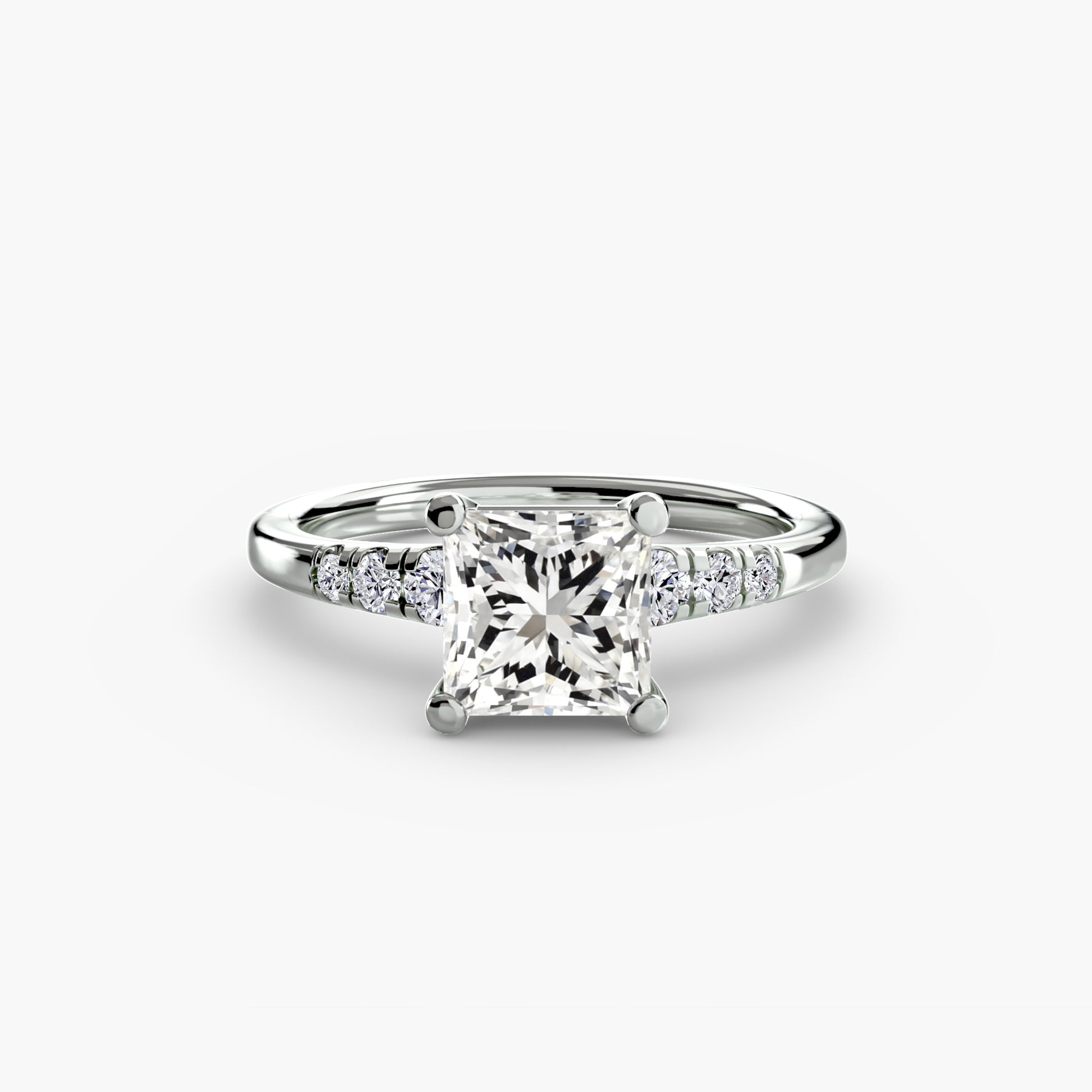 natural round diamond 0.14ct other profile view