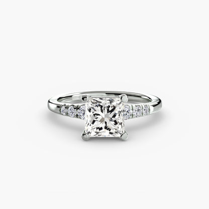 natural round diamond 0.14ct other profile view