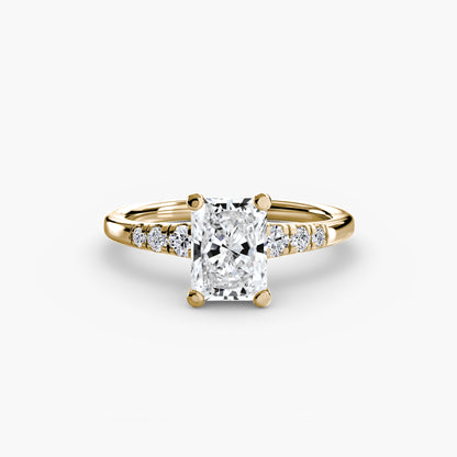 natural round diamond 0.14ct other profile view
