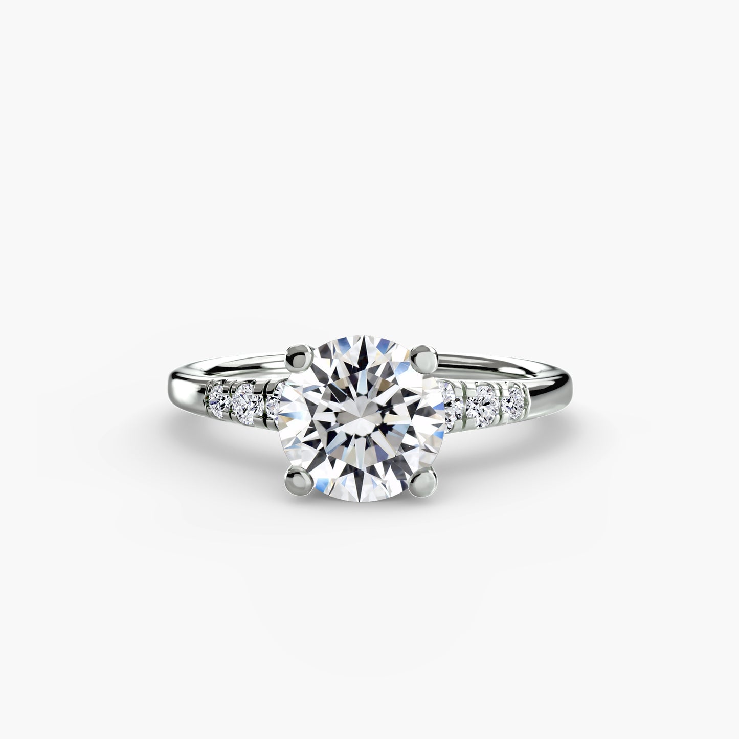 natural round diamond 0.14ct other top view