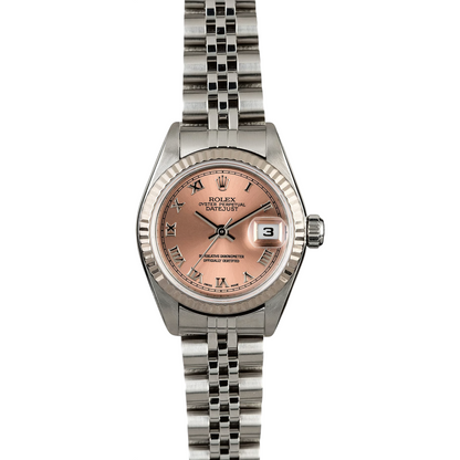 ROLEX LADY SALMON ROMAN DIAL WATCH