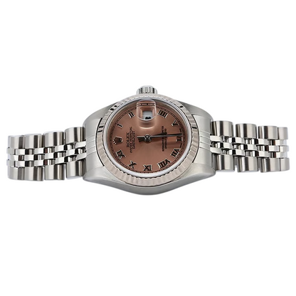ROLEX LADY SALMON ROMAN DIAL WATCH