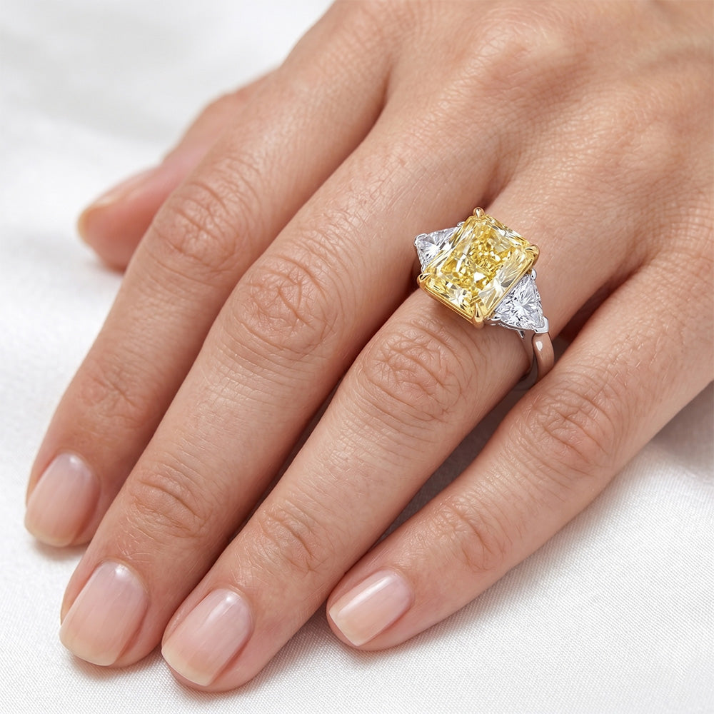 Radiant Cut Fine Jewelry Ring – Fancy Yellow Diamond 5 ct