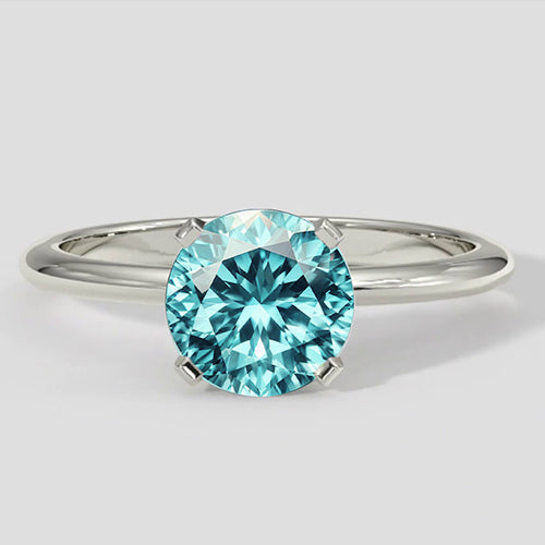 Natural Real ( Not Lab Grown )  Rare Paraiba Tourmaline Ring Solitaire