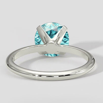 Natural Real ( Not Lab Grown )  Rare Paraiba Tourmaline Ring Solitaire