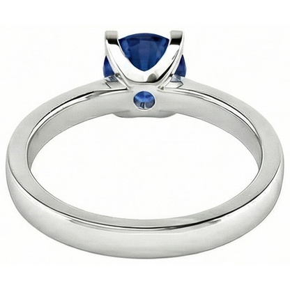 Real 2 Carat Sapphire Engagement Ring