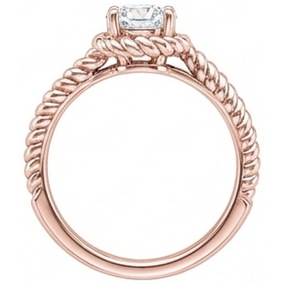 Real Natural Earth Mined Diamond Solitaire Engagement Ring Rose Gold 1.75 Carat