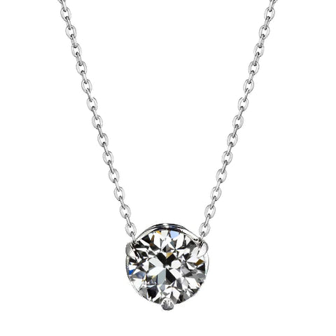 Real Diamond Solitaire Necklace 