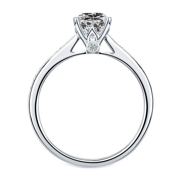 Real Diamond Round Old Miner Engagement Ring Women’s Jewelry 3.50 Carats