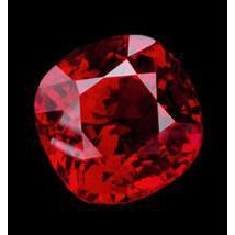 Red Loose Ruby Cushion Cut 3 Carats Sparkling Loose