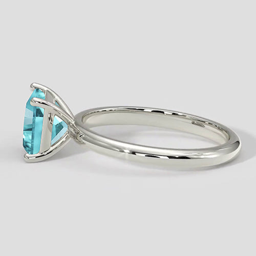 Ring Paraiba Tourmaline Cushion 1.25ct