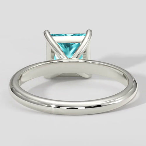 Ring Paraiba Tourmaline Cushion 1.25ct