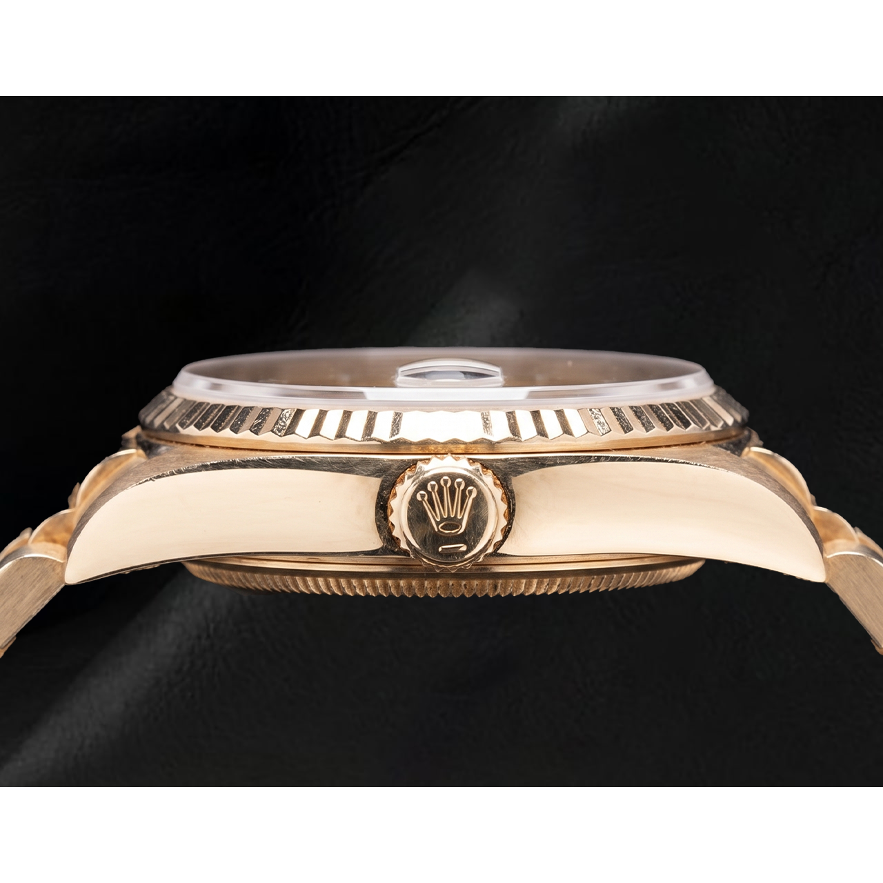 Rolex Day-Date 36mm Champagne Diamond Dial Yellow Gold Watch