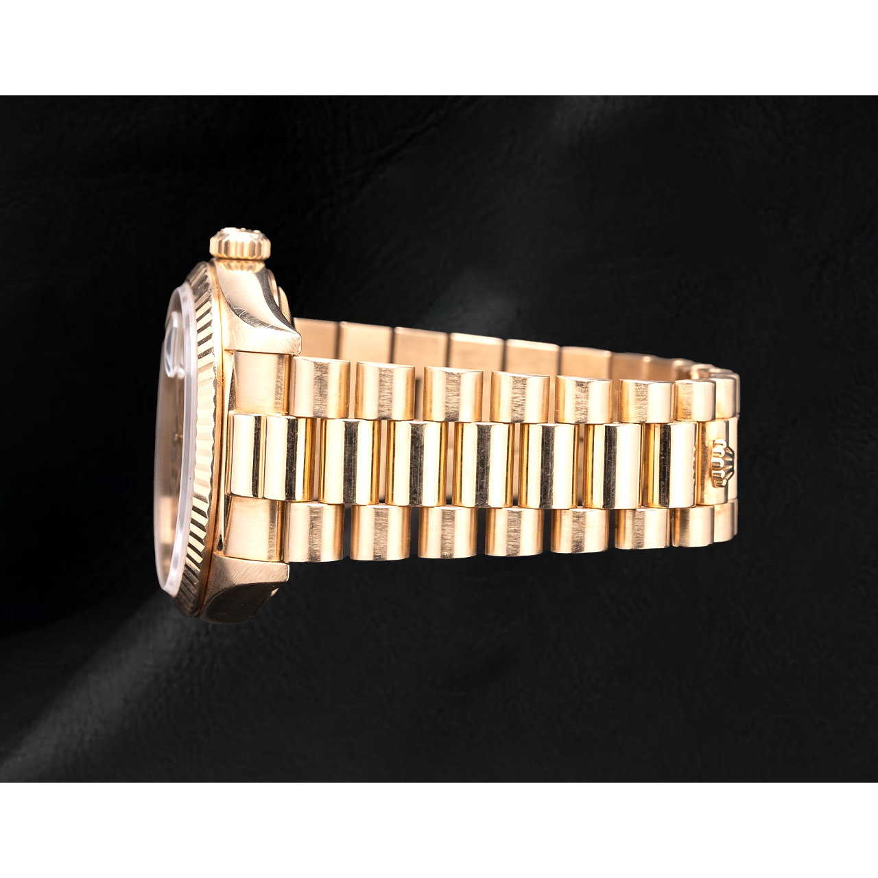 Rolex Day-Date 36mm Champagne Diamond Dial Yellow Gold Watch