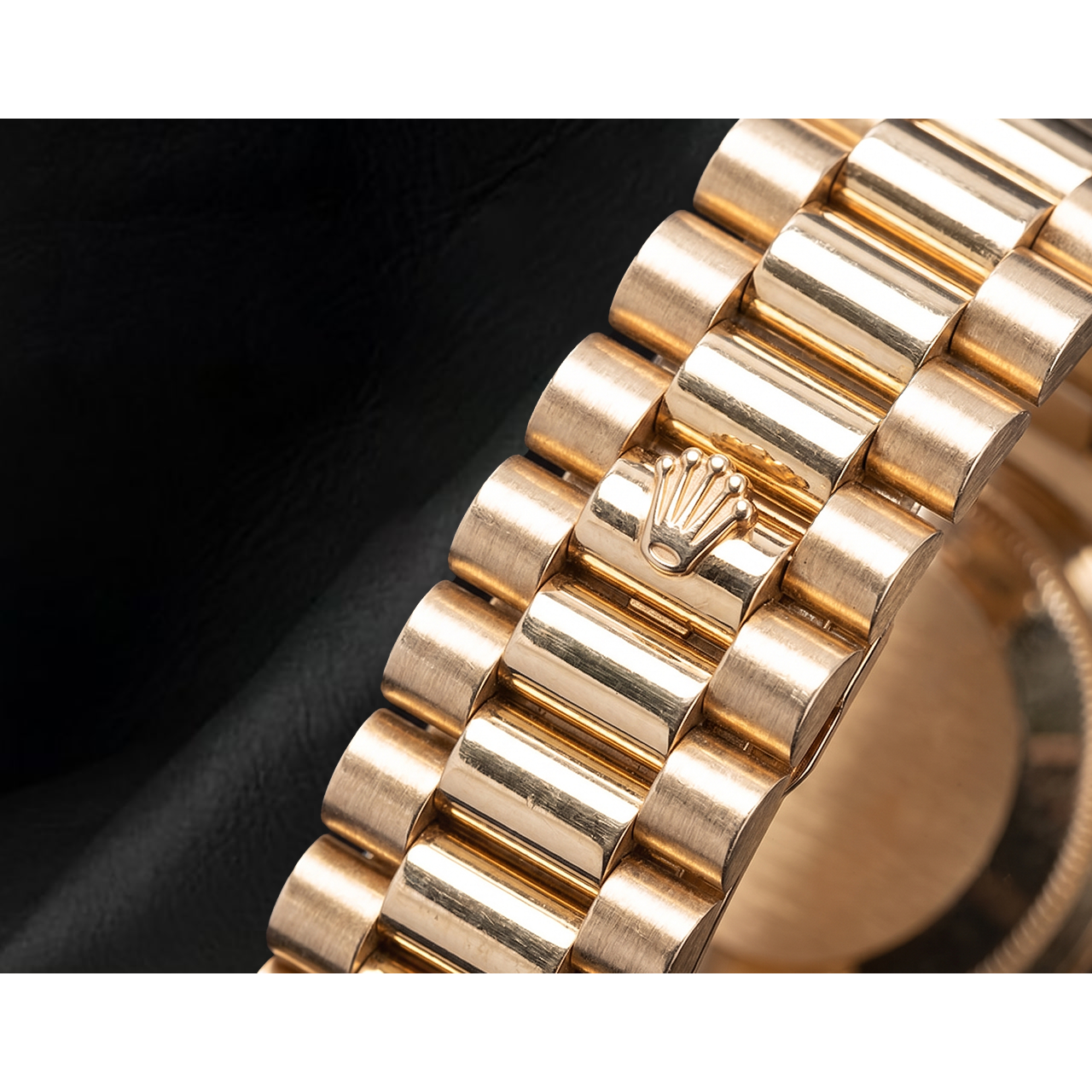 Rolex Day-Date 36mm Champagne Diamond Dial Yellow Gold Watch