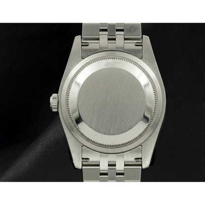 Rolex Dj White Mop Roman Dial Diamond Bezel Ss Jubilee Bracelet QUICK SET