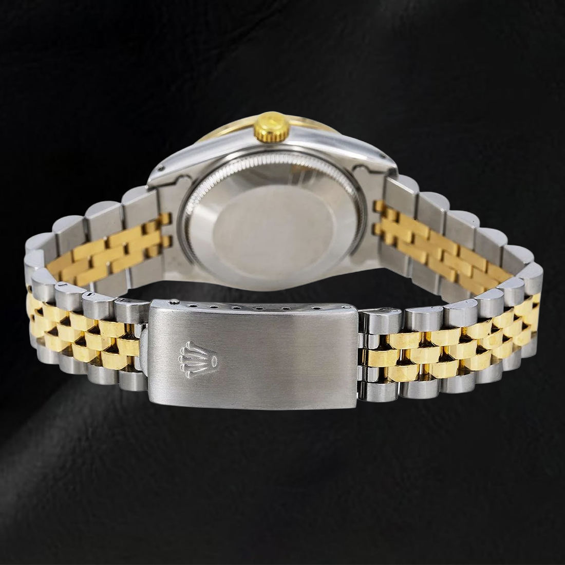 Rolex Mid Size Datejust Diamond Watch Black Midsize Diamond Dial