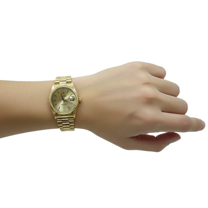 Rolex Presidential Watch Yellow Gold Day Date President