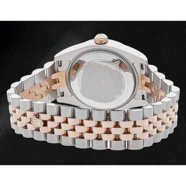 Rose Gold and Steel Women's Watch
