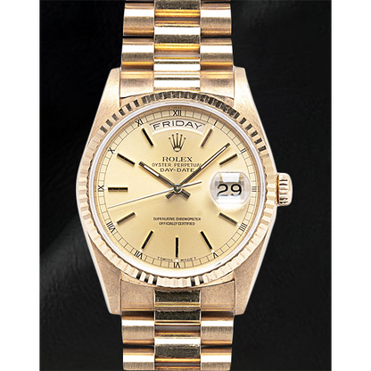 natural diamond watch front view