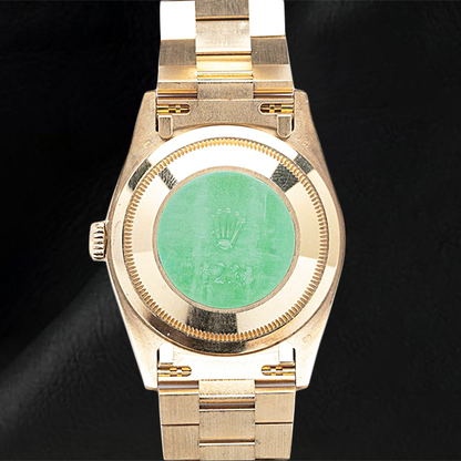 natural diamond watch top view