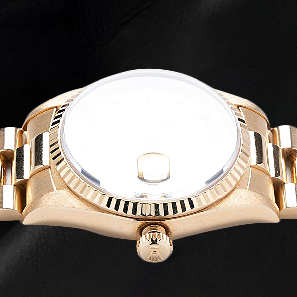 Rolex 18238 Day-Date 36mm Champagne Diamond Dial Yellow Gold Watch