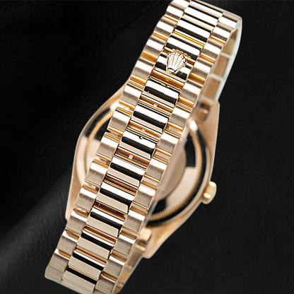 natural diamond watch top view