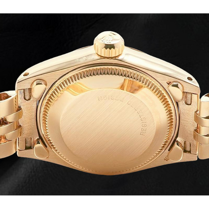 Rolex 26 mm Datejust Champagne Dial Yellow Gold Ladies Watch