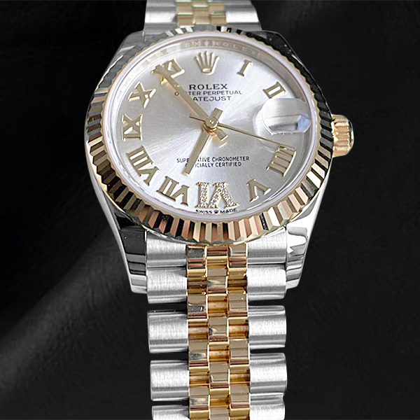 Rolex 278273 Datejust 31 Silver Roman Dial Jubilee Two Tone Women Watch