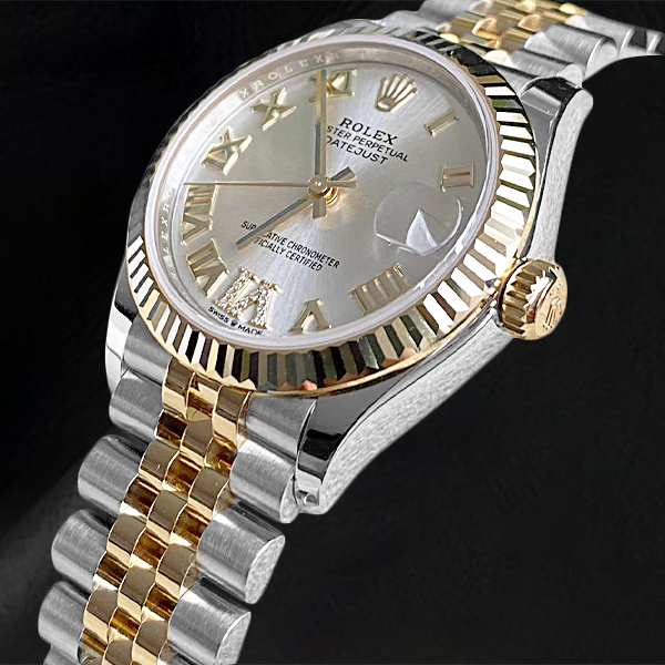 Rolex 278273 Datejust 31 Silver Roman Dial Jubilee Two Tone Women Watch