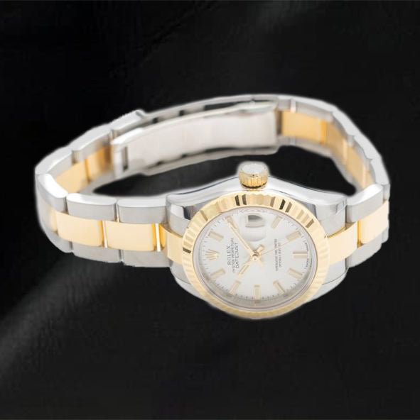 natural diamond watch side angle